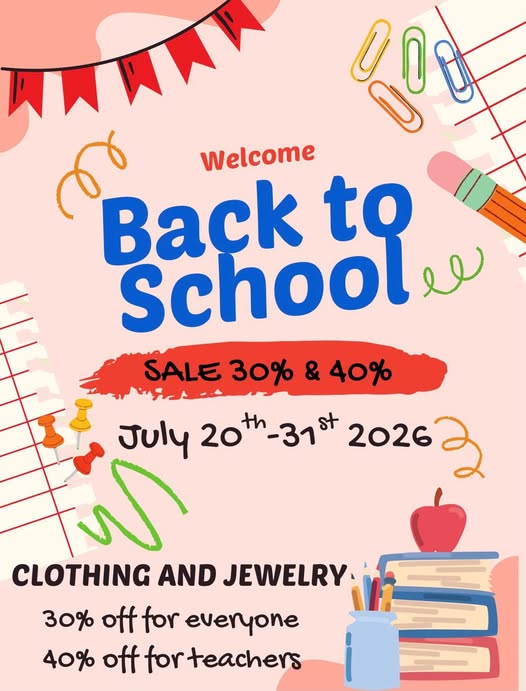 Back to school sales