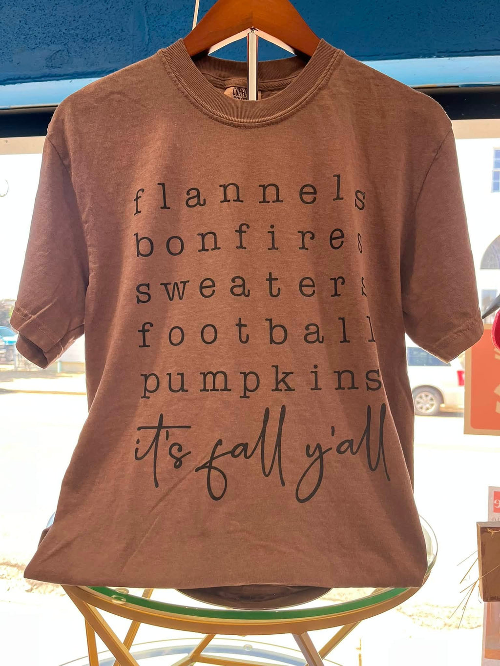 Short sleeve it's fall t-shirt
